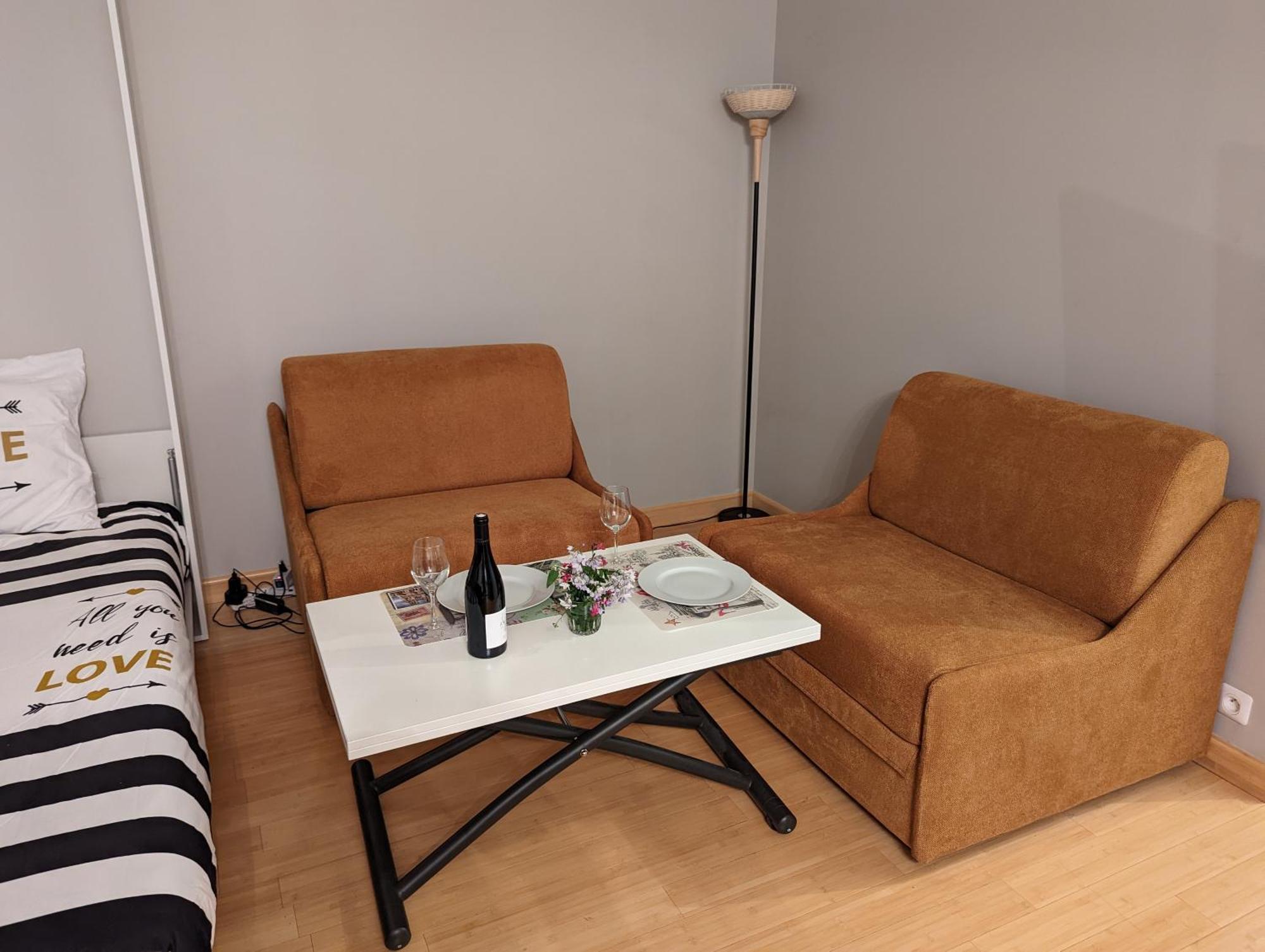 Charming Studio With Eiffel View Paris Exterior foto